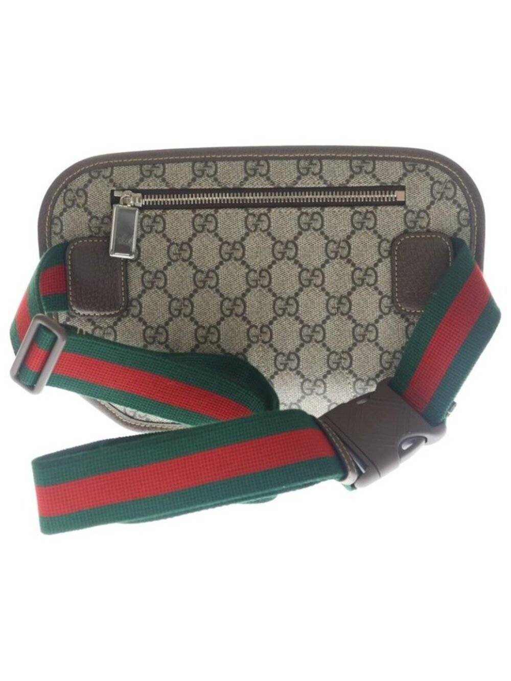 Gucci GG Supreme Belt Bag Waist Pouch Brown - Picture 2 of 6